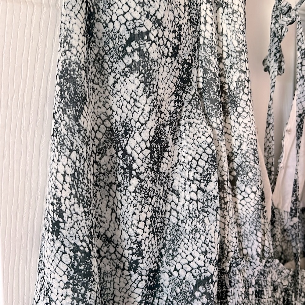 Buddy Love "Mabel" Crocodile Maxi Dress View 5
